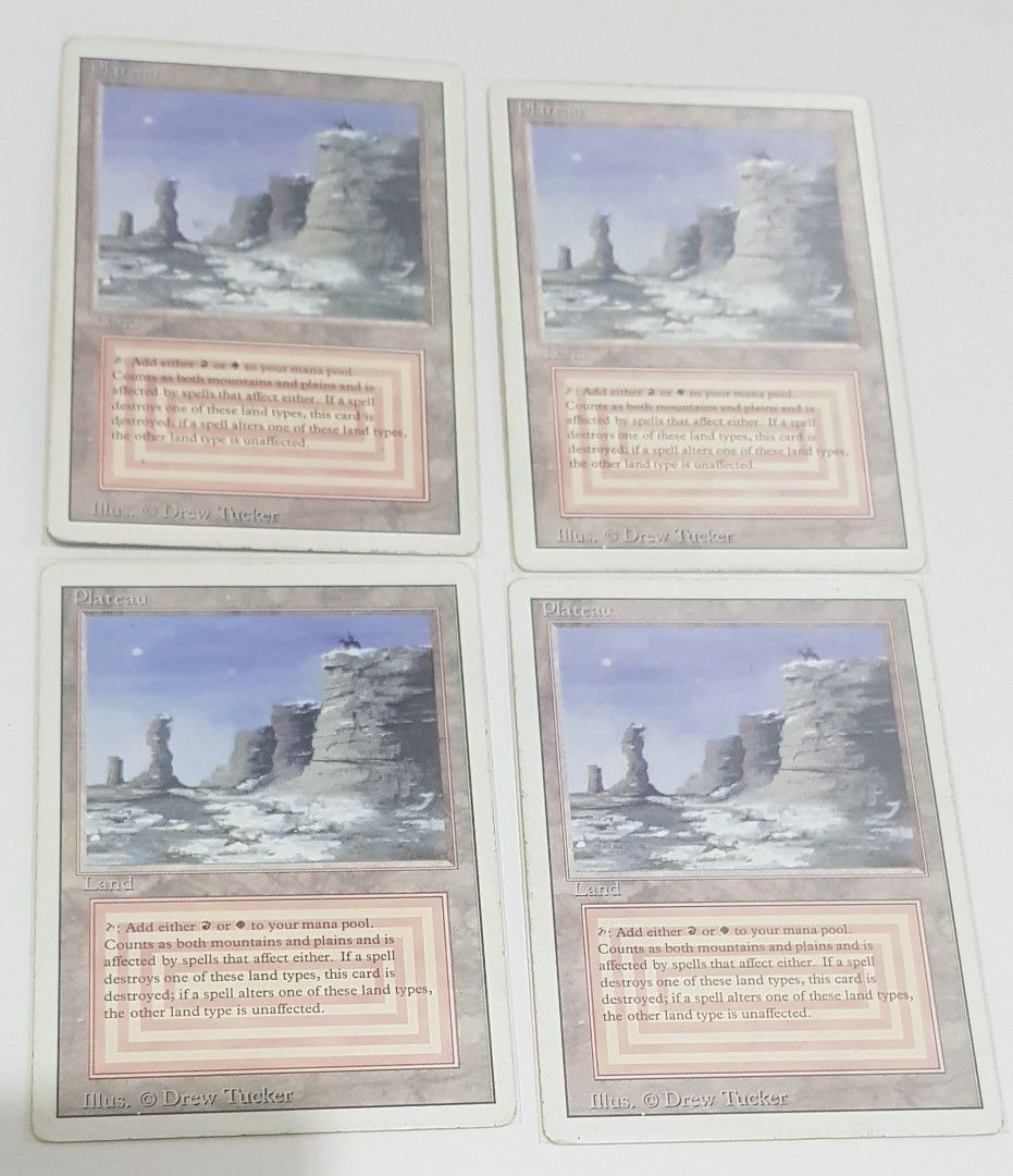 Magic The Gathering Dual Lands (Set Plateau Revised), Hobbies & Toys
