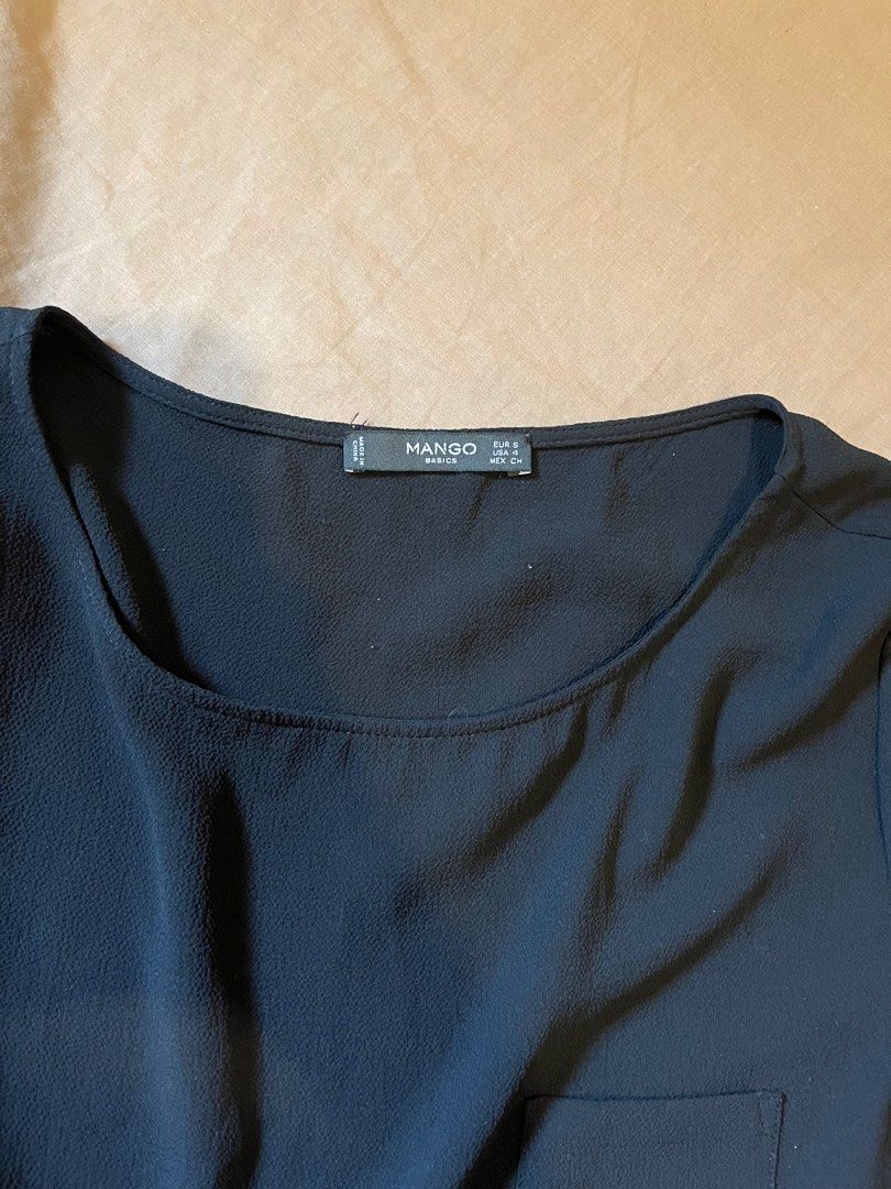 Mango Black Blouse (Category: Blouses) located in Makati City. Submitted by joylemjnd (Listing ID 1274256090, Image 3). Description: .
