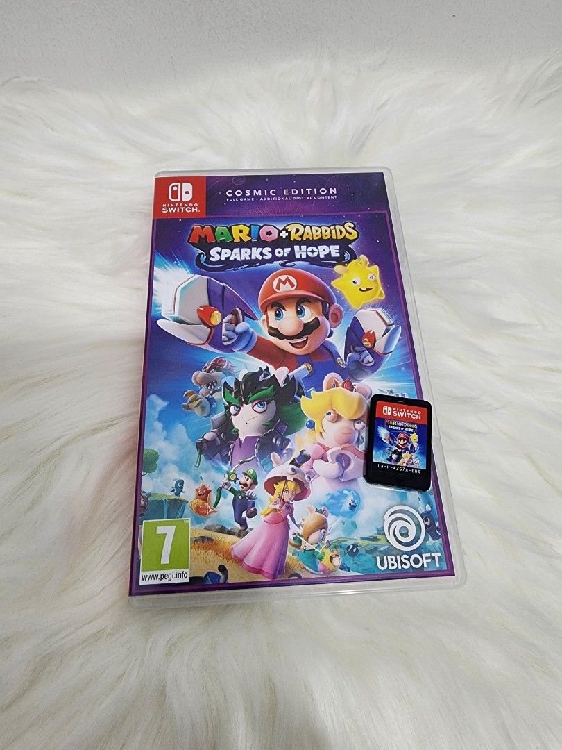 Mario+Rabbids Nintendo Switch game card, Video Gaming, Video Games