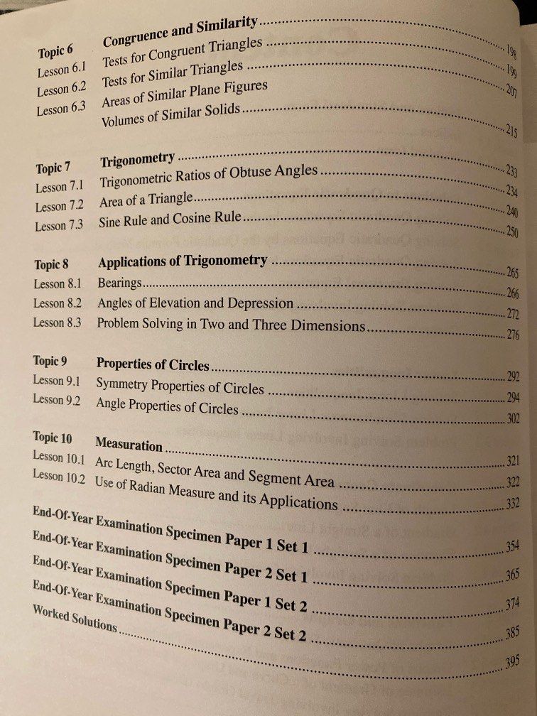 Topical Guide Mathematics Topical Guide Secondary 3, Hobbies & Toys, Books ...
