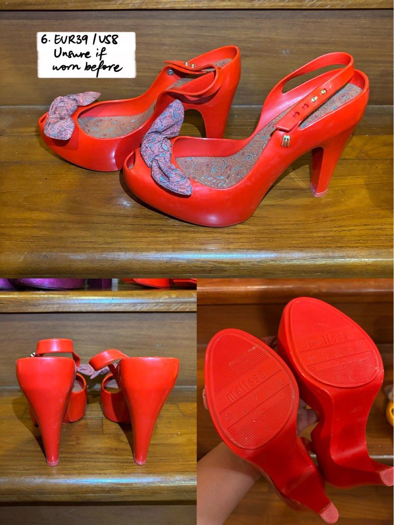 Melissa Shoes pink jelly high heels, Women's Fashion, Footwear, Heels on  Carousell