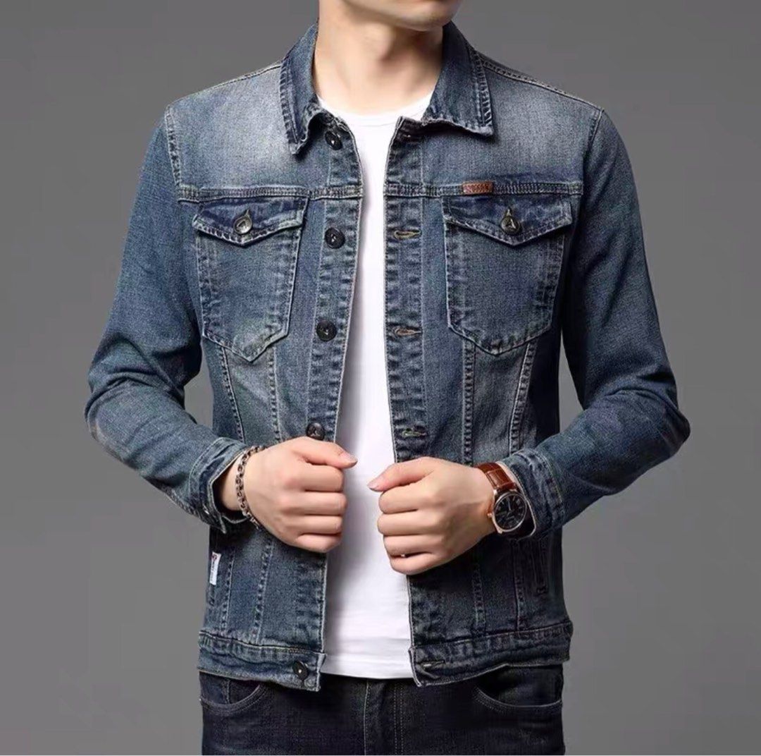Men Jean Jacket Blazer Top Men s Fashion Coats Jackets and