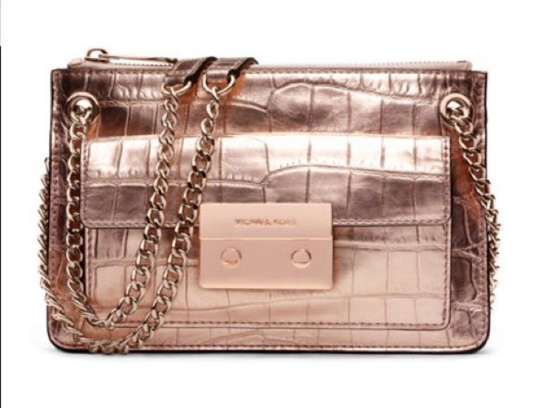 Michael Kors Lady Fashion Crossbody Bag Handbag Messenger Purse Shoulder Satchel  Rose Gold - Michael Kors bag - | Fash Brands