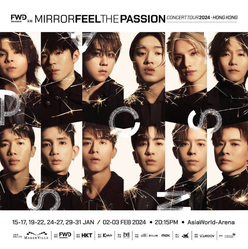 《原價放》MIRROR FEEL THE PASSION CONCERT TOUR 2024, 門票＆禮券, 活動門票 Carousell