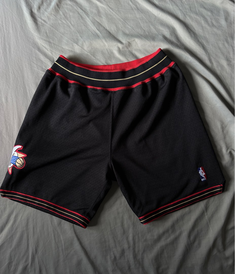 Mitchell Ness Sixers Authentic Shorts Men s Fashion Bottoms