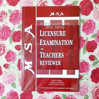 MSA Licensure Examination for Teachers (LET) Reviewer [Remaindered]