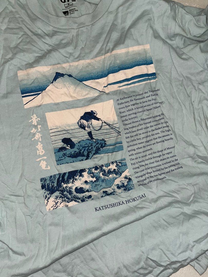 hokusai wave shirt uniqlo
