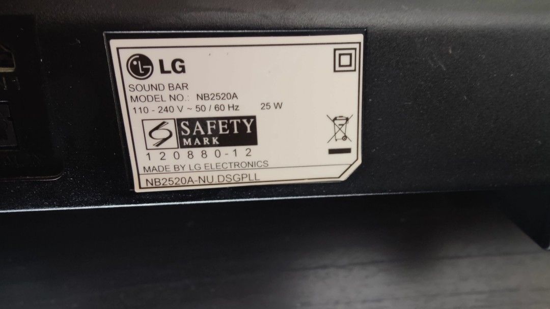 Lg soundbar nb2520a sale