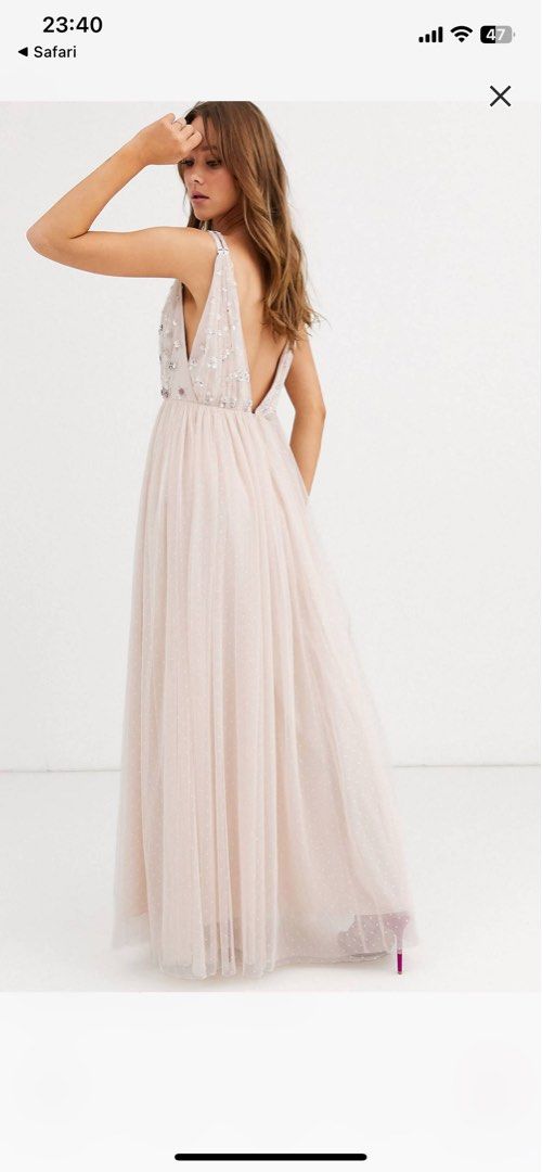 Tulle maxi skirt needle and thread best sale
