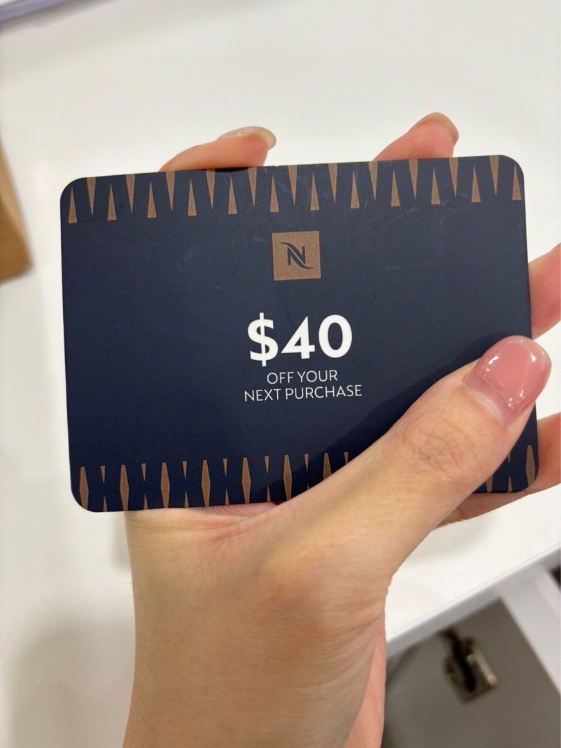 NESPRESSO 40 GIFT CARD X2