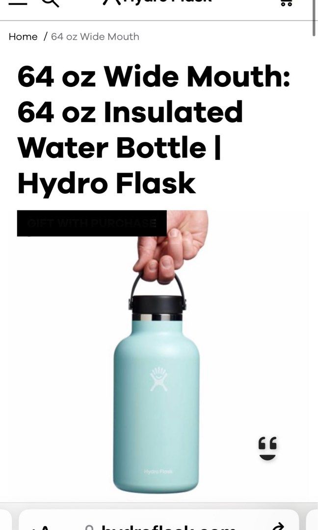 Hydro Flask 64 oz Wide Mouth Dew