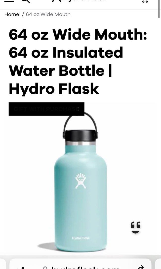 Hydro Flask 64 oz Wide Mouth Dew