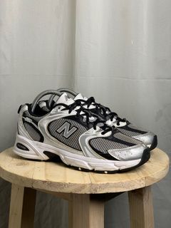 New balance 373 online black with silver mink