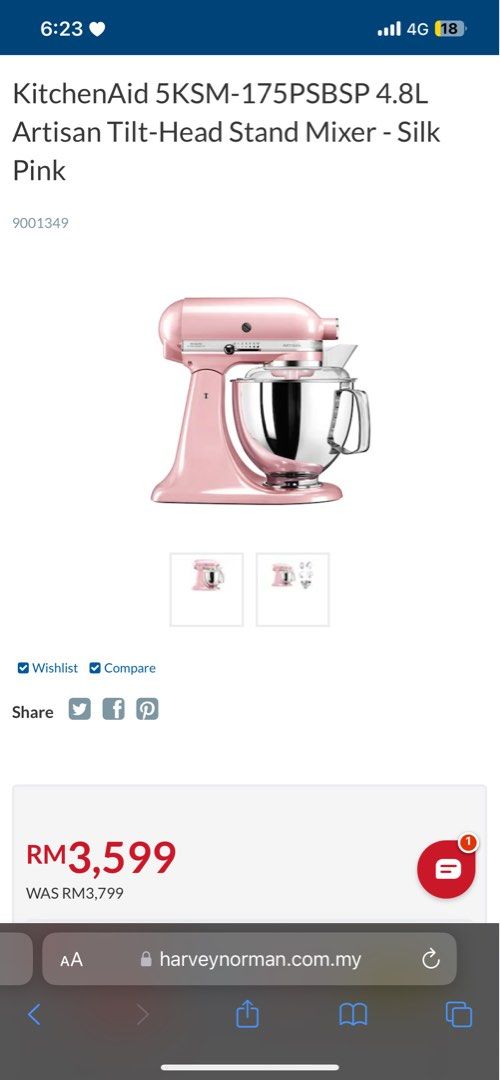 Kitchenaid hand clearance mixer harvey norman