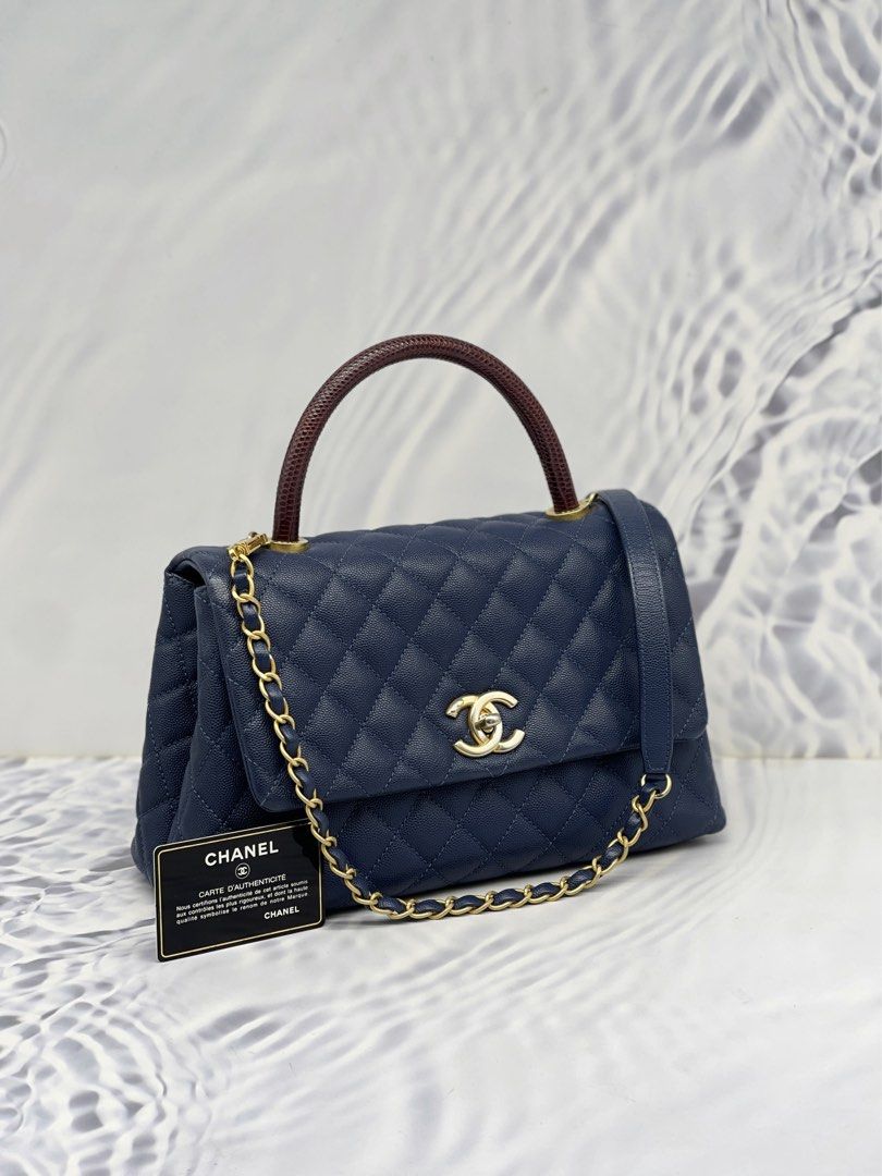 Chanel blue bag new arrivals 2018