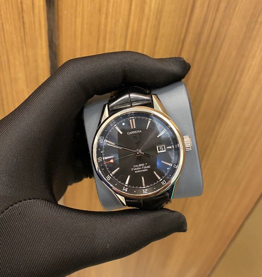 NEW YEAR SALE TAG HEUER CARRERA CALIBRE 7 GMT DUAL TIME REF