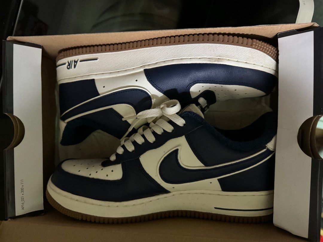 Nike air force one navy on sale