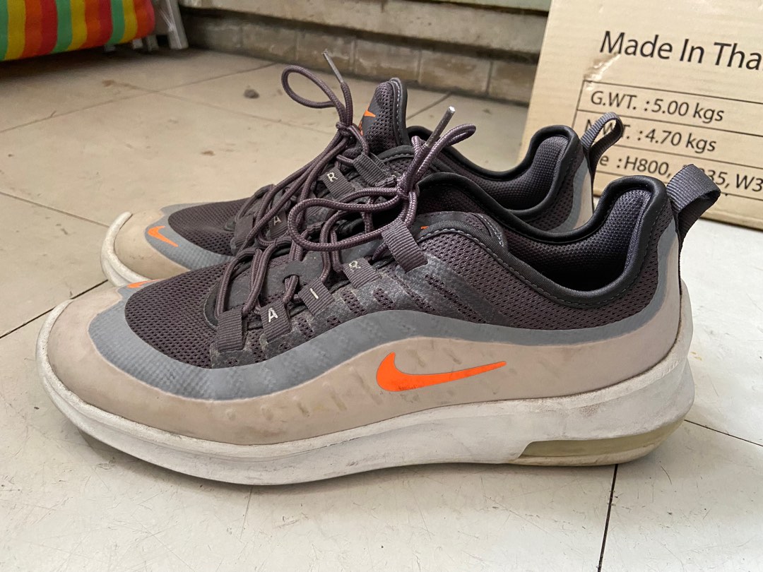 Nike air max axis grey black orange 2025