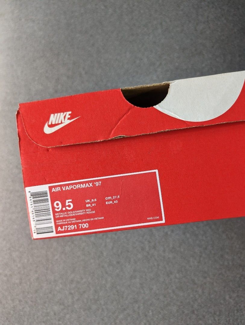 Nike air vapormax 97 rouge store