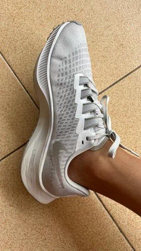 NIKE AIR ZOOM PEGASUS 37 grey, Fesyen Wanita, Sepatu di Carousell