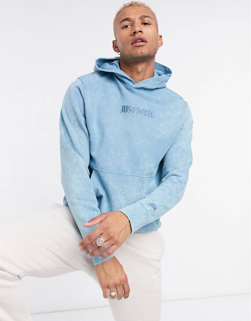 Nike just do it blue 2025 hoodie