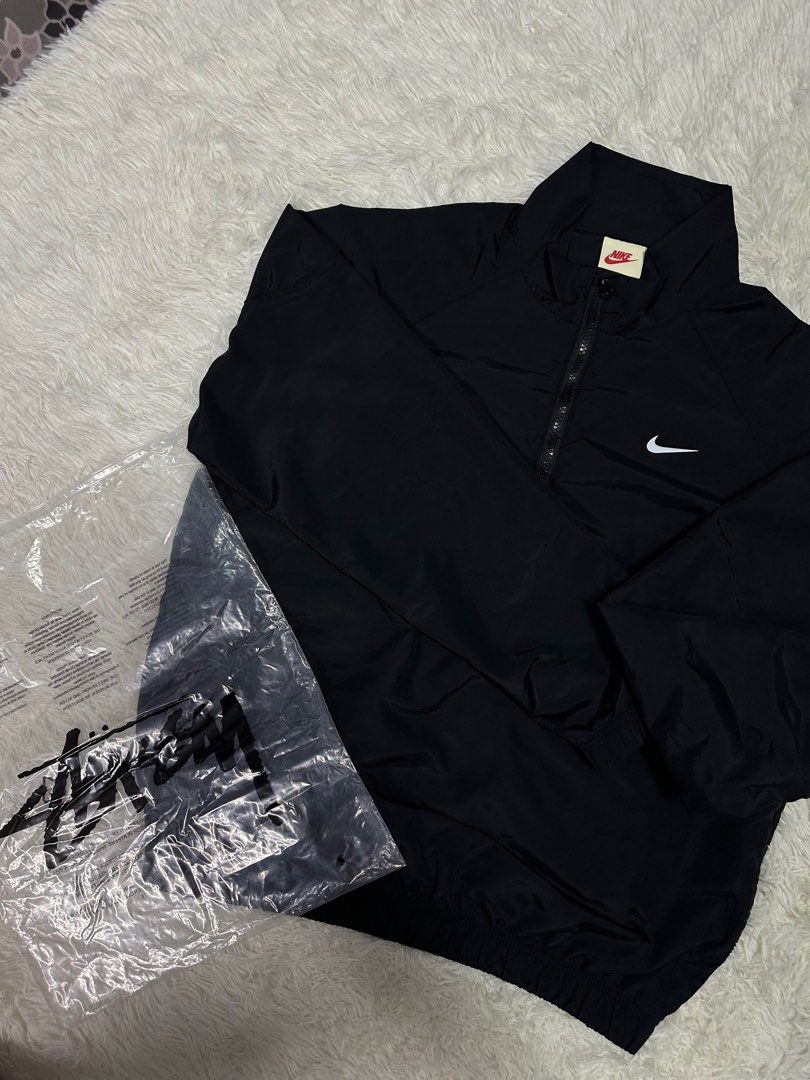 Nike x Stussy Windrunner Jacket ハーフジップ Stussy Nike Windrunner Jacket Size Large Pullover Half Zip | eBay