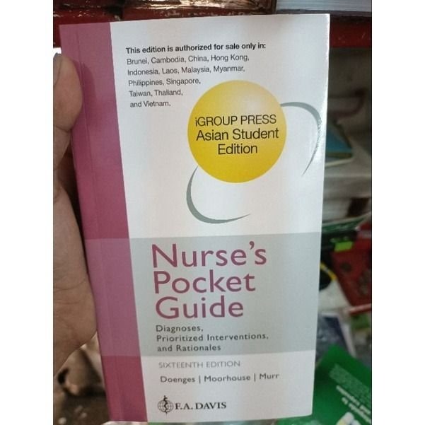 Nurses pocket guide diagnoses, prioritize interventions and rationales