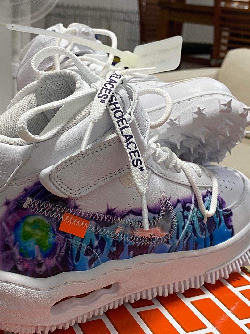 White air force ones custom new arrivals