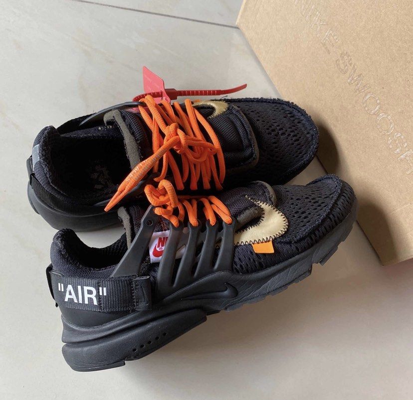 Off white presto orange laces hot sale
