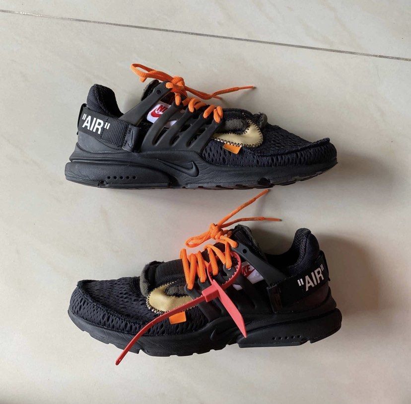 Off White Presto Black Men s Fashion Footwear Sneakers on Carousell