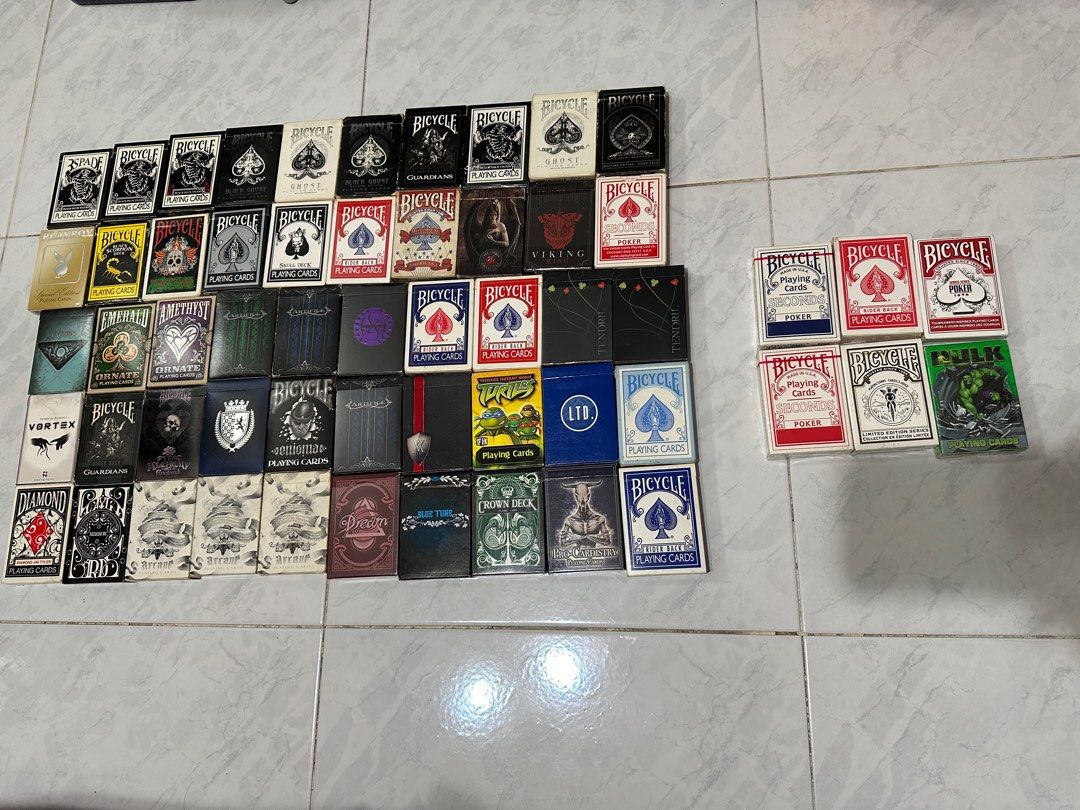 Opened and Sealed Bicycle Playing Cards Decks Poker Cards Magic USPC ellusionist Women s Fashion Watches Accessories Other Accessories on Carousell