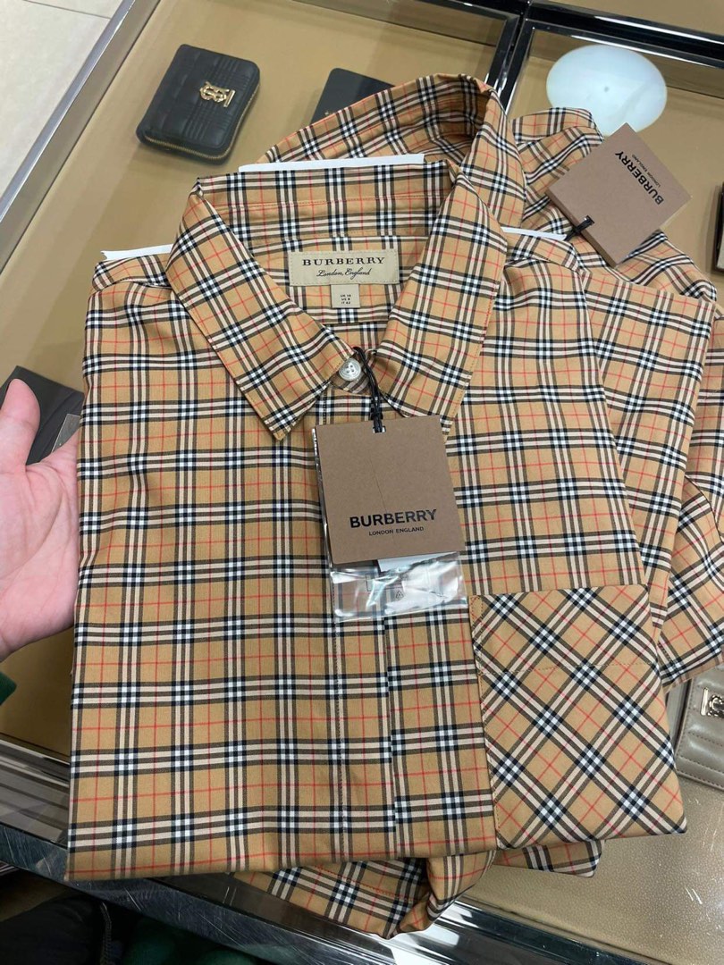 Faux burberry best sale shirt
