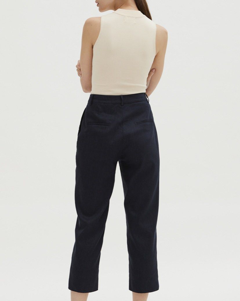 Linen Tapered Pants - Our Second Nature