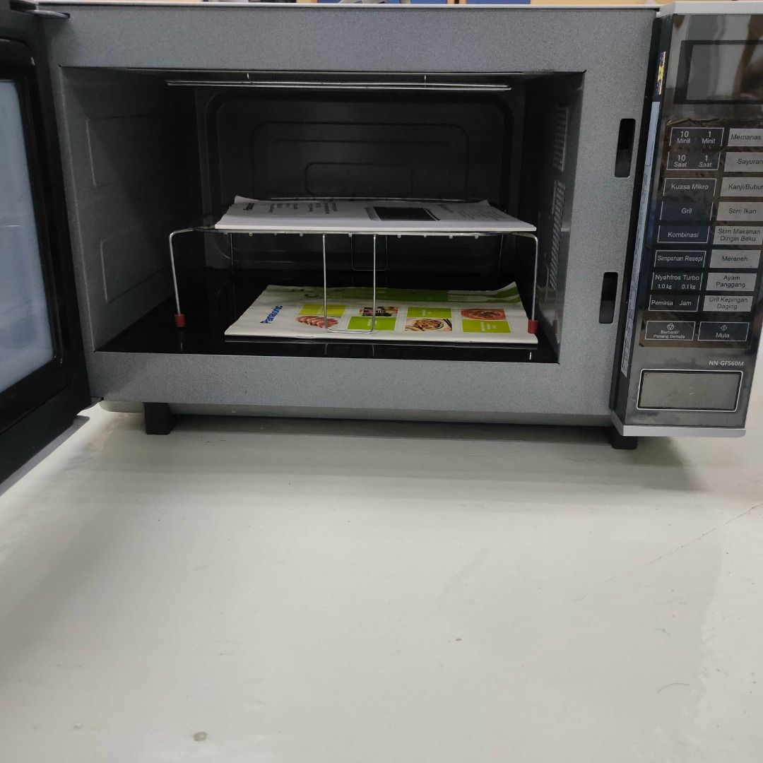 Panasonic 27L Inverter Grill Microwave Oven NNGF560M, TV & Home