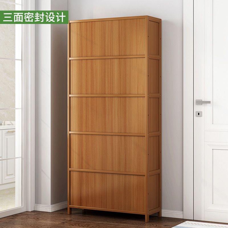 PINA Rattan Bamboo Shoe Rack Shoe Rack Deodorant Breathable Floor Mounted Multi layer Shoe Cabinet Furniture Home Living Furniture Shelves Cabinets Racks on Carousell
