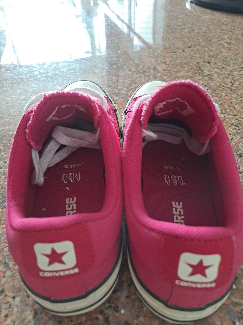 Pink Converse Sneakers Women s Fashion Footwear Sneakers on