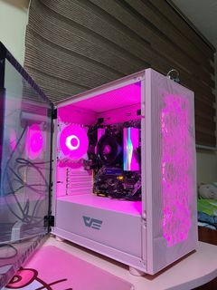 Pink Ryzen 5 5600 system unit