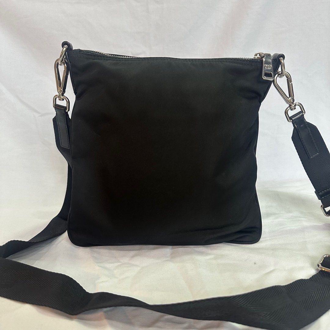 Prada Nylon Sling Crossbody Bag (Category: Luxury Bags & Wallets) located in Quezon City. Submitted by luxpalace (Listing ID 1274246721, Image 2). Description: 𝐏𝐑𝐀𝐃𝐀 𝐒𝐥𝐢𝐧𝐠 𝐁𝐚𝐠 ❕Rank A (excellent condition) ❕With dustbag, no flaws ❕Original.
