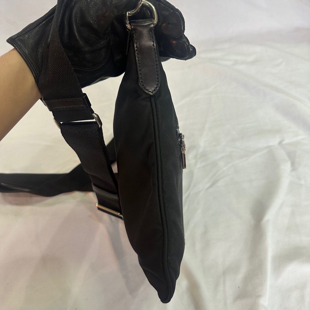 Prada Nylon Sling Crossbody Bag (Category: Luxury Bags & Wallets) located in Quezon City. Submitted by luxpalace (Listing ID 1274246721, Image 3). Description: 𝐏𝐑𝐀𝐃𝐀 𝐒𝐥𝐢𝐧𝐠 𝐁𝐚𝐠 ❕Rank A (excellent condition) ❕With dustbag, no flaws ❕Original.