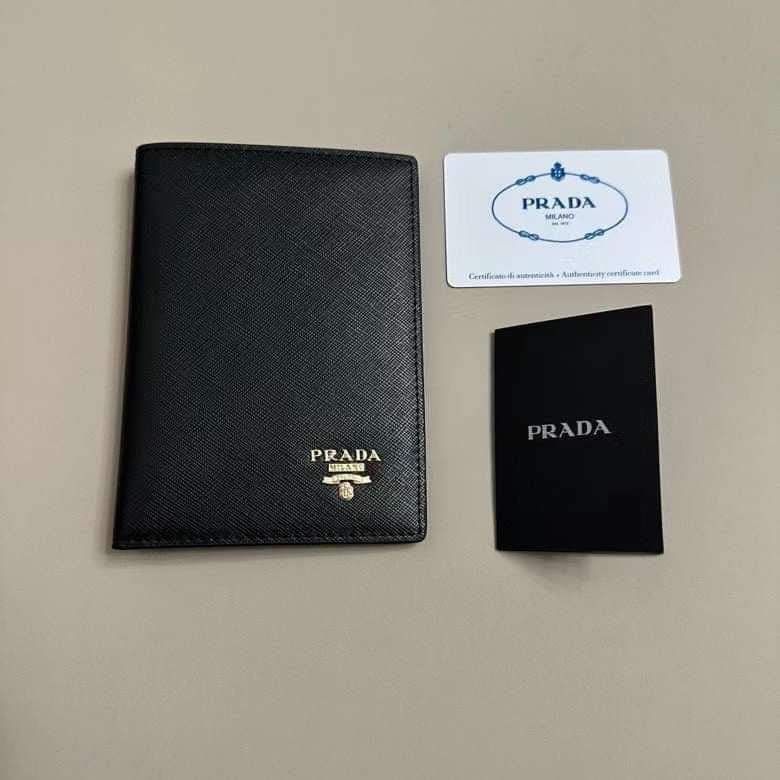 Prada passport holder sales