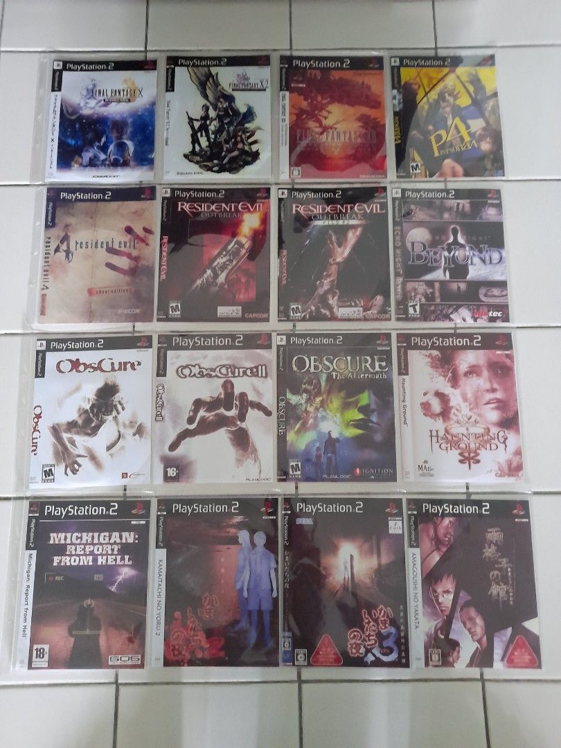 PS2 RPG Games 16 Pcs, Video Gaming, Video Games, PlayStation on Carousell