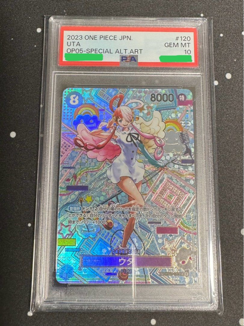 PSA 10 - OP05 Uta SP, Hobbies & Toys, Toys & Games on Carousell