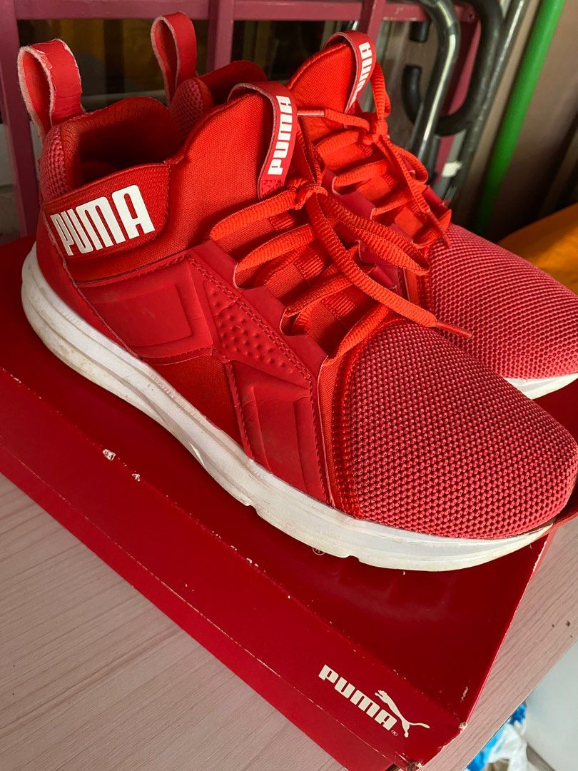 Puma red shoes 12 clearance