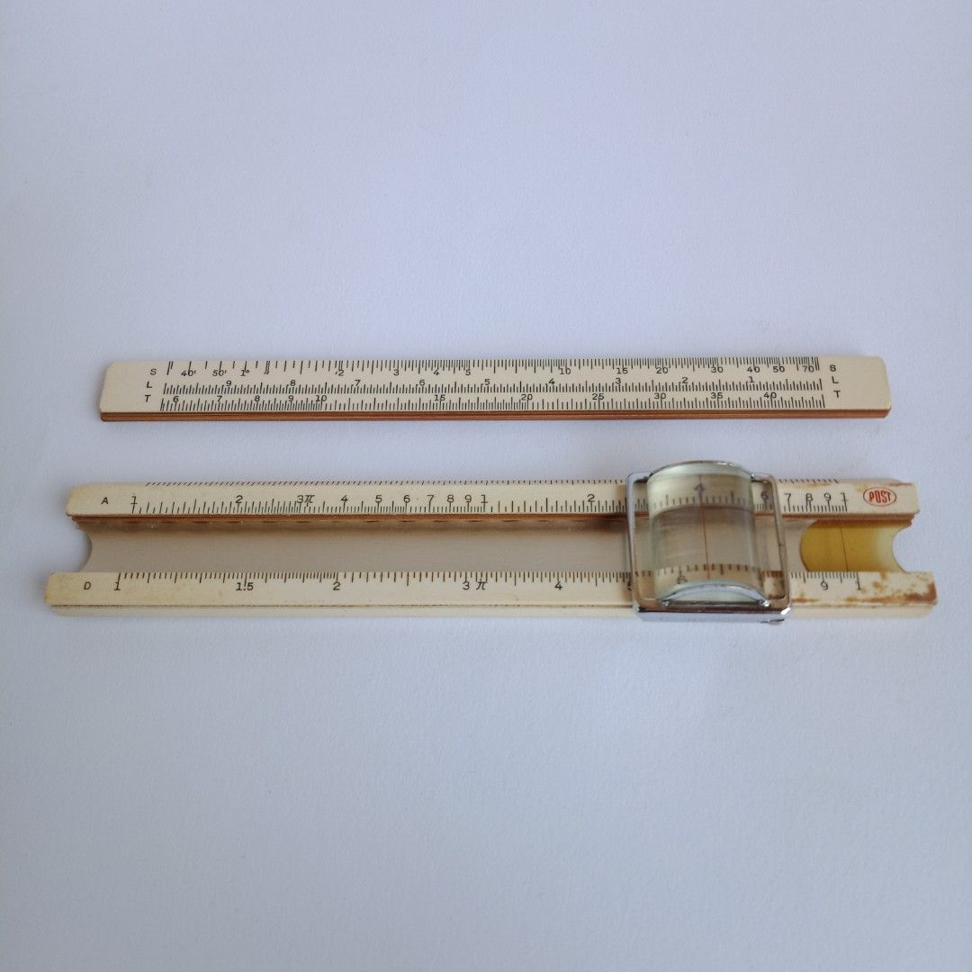 vintage 4 small ruler Frederick Post Co. No. 1441 SUN Hemmi Japan