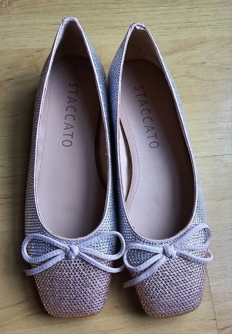 Rhinestone ballerina flats online