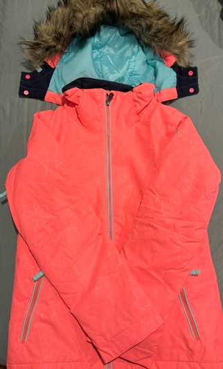 Roxy neon grapefruit jacket top