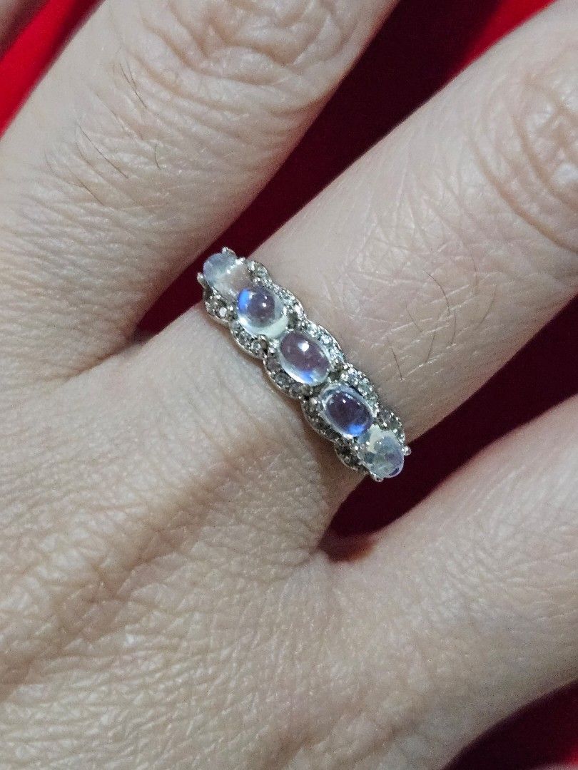 Moonstone infinity ring deals