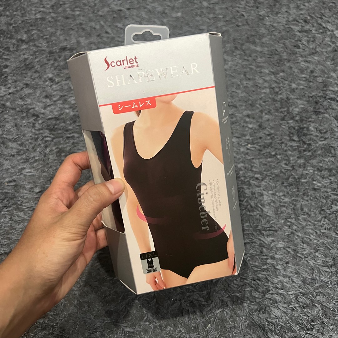 Scarlet Shapewear in Black, Sports Equipment, Exercise & Fitness, Toning &  Stretching Accessories on Carousell