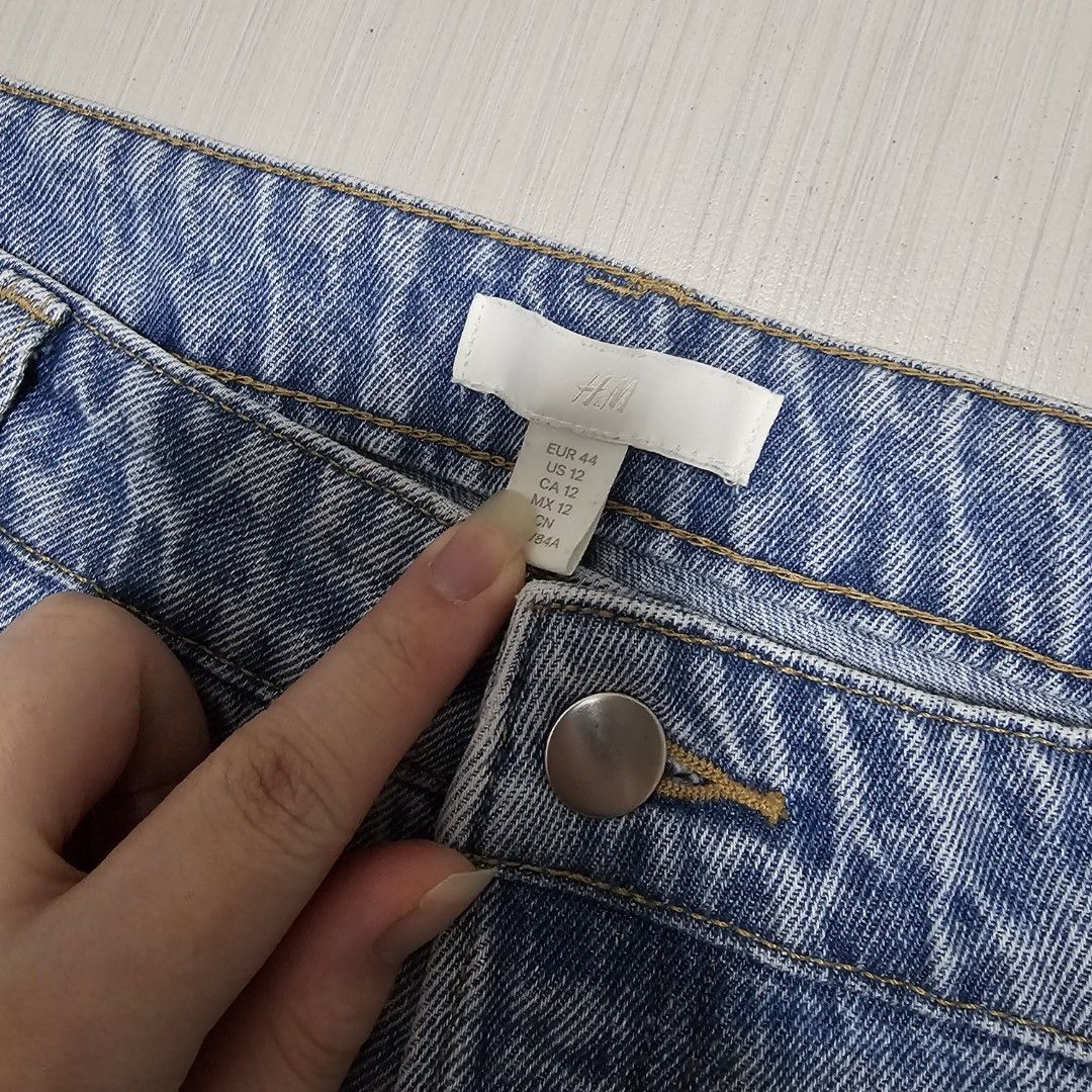 size eur 44 h m blue denim jeans Women s Fashion Bottoms