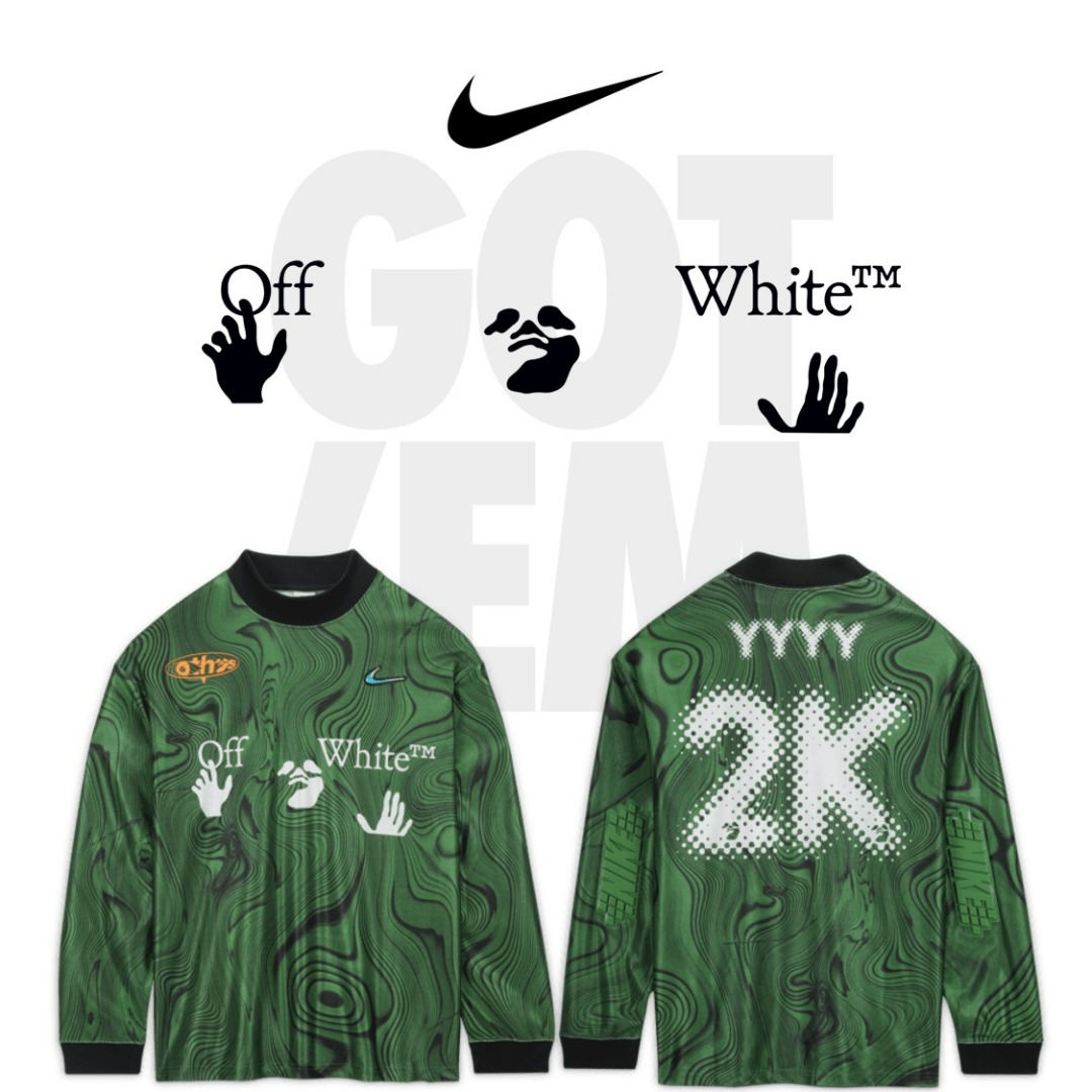 Nike off white jersey sizing store